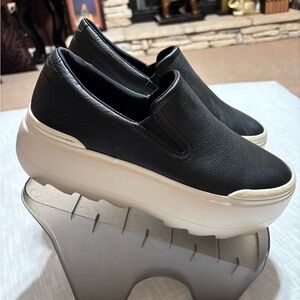 UGG Women's Black and White Platform Sneakers